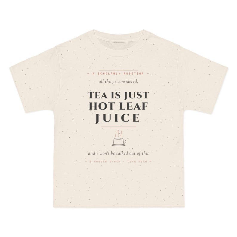 Avatar Iroh Tea Quote T-Shirt | Hot Leaf Juice Sokka Tee, Cream Cotton image 5