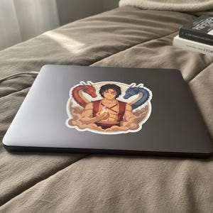 Zuko Sticker | Dancing Dragons Steamy Firebender Kiss-Cut Vinyl Decal | Avatar ATLA Fire Prince Fan Art 画像 5