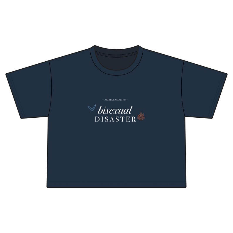 Camiseta "Desastre Bisexual" / Merchandising Divertido del Orgullo Bisexual / Inspirada en Avatar, de Bella Canvas, algodón suave imagen 5