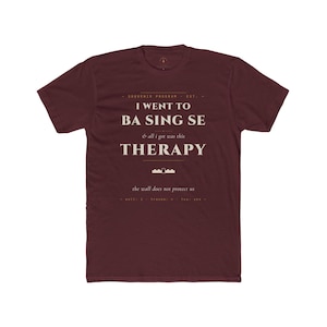Ba Sing Se Therapy T-Shirt | Avatar Parody Fan Tee | Maroon Cotton Souvenir afbeelding 10