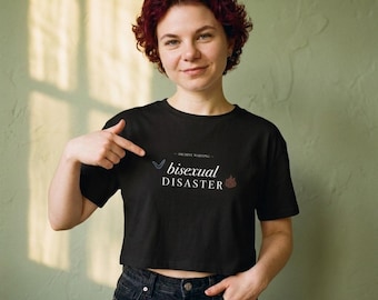 Bisexual Disaster Tee | Lustig Bi Pride Merch | Apfel inspiriert Bella Canvas Soft Cotton