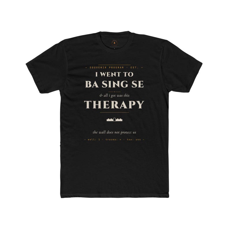 Ba Sing Se Therapy T-Shirt | Avatar Parody Fan Tee | Maroon Cotton Souvenir afbeelding 6