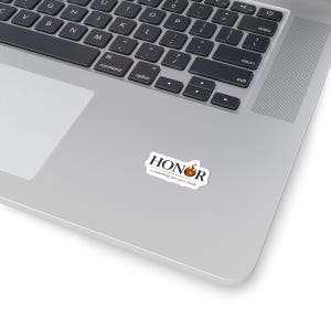 Honor Sticker | Minimalist Anime Quote Kiss-Cut Vinyl Decal | Fire Prince Redemption Arc Fan Sticker afbeelding 11