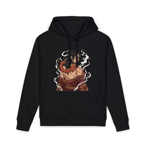 Fire Prince Dragon Hoodie | Zuko Anime Redemption Arc Pullover | Organic Cotton ATLA Fan Sweatshirt image 1