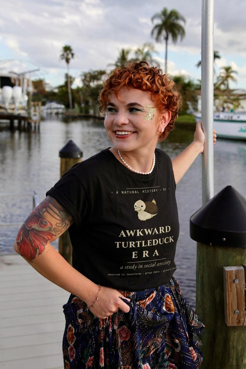 Awkward Turtleduck Era T-Shirt