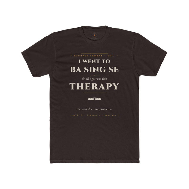 Ba Sing Se Therapy T-Shirt | Avatar Parody Fan Tee | Maroon Cotton Souvenir afbeelding 5