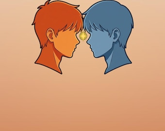 Pakiet tapet Zukka | Tapety na telefon Zuko x Sokka Avatar ATLA | 12 cyfrowych grafik do pobrania z motywem ognia i wody