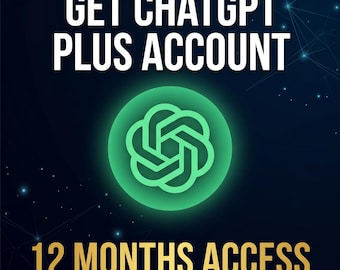 ChatGPT Plus-account 12 maanden toegang | Premium AI-abonnementsservice | Digitaal product met directe levering