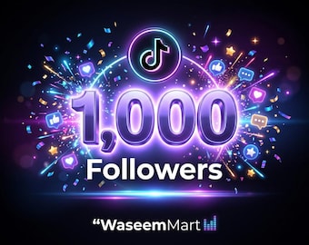 1000 seguidores en TikTok / Servicio de crecimiento rápido en redes sociales / Aumento de seguidores reales para creadores de TikTok