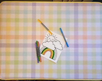 IKEA FLISAT & SUNDVIK Table Cover | Wipe Clean Pvc Protector | Kids Sensory Play