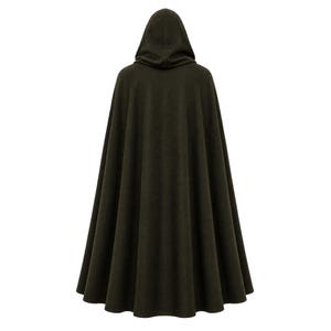 Aragorn Ranger Cosplay Costume Leather Coat Vest and Hooded Wool Cloak Medieval Fantasy Outfit