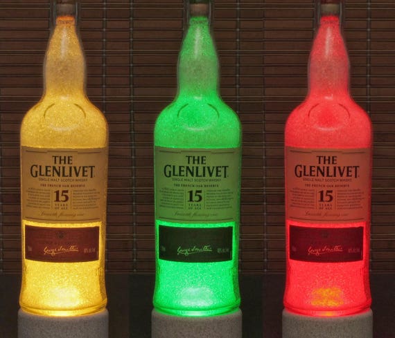 Macallan Edition 3 Single Malt Scotch Whiskey Limited Edition Color Changing LED Bottle Lamp Remote Control Bar Light Man Cave Lighting