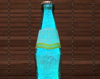 Vintage Fresca soda 1970's 1980's 10 oz Bottle Lamp Bar Light man cave