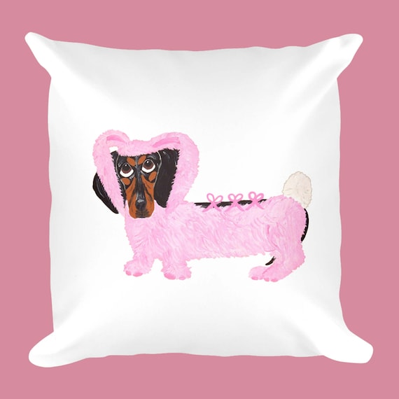 Dog Pillows Dachshund Pillows Easter Doxie Pillow in 2020 | Wool