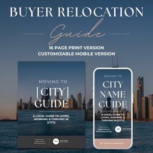 Umzugsratgeber | Kiez-Führer | Mobile + Print Canva Vorlage | Stadtführer | Bearbeitbarer Neidborhood Guide