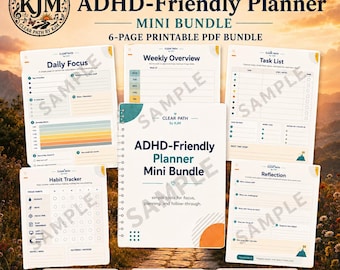 ADHD-Friendly Planner Mini Bundle