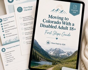 Moving to Colorado With a Disabled Adult 18+ | Printable Adult Services Guide, Medicaid Waiver, Case Management, Care Planning PDF