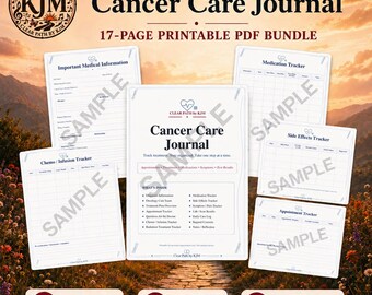 Cancer Care Journal Printable PDF Bundle