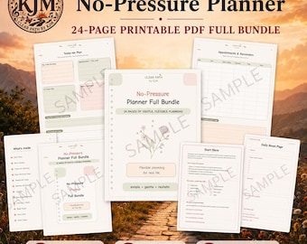No-Pressure Planner Full Bundle
