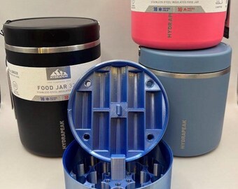 Hydrapeak Insulated Jar (SOLID COLORS) with peptide storage inserts (3 mL vials)