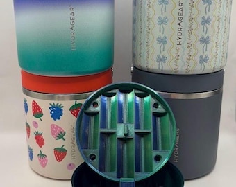 Hydragear Insulated Jar 25oz with peptide storage inserts (holds 31 3mL vials)