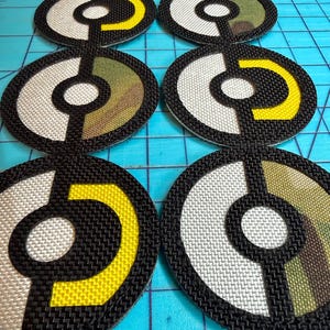 Ultra & Safari Ball Combo Patch Set: Handmade Velcro Backed (2.25" Round)