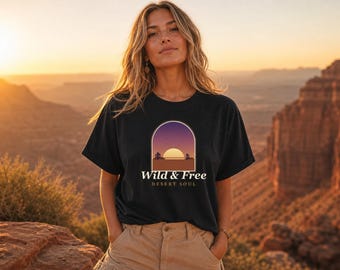 Wild and Free desert t-shirt