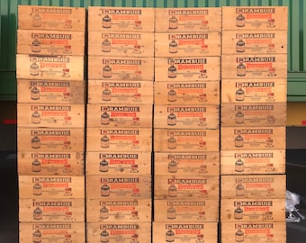 DRAMBUIE Vintage Whiskey Liqueur Crates WHOLESALE | 2 Different Sizes - HUNDREDS Available!!!