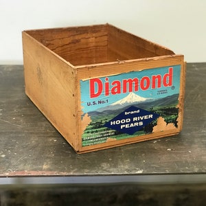 Wood Crates Vintage PEAR boxes WHOLESALE PRICING Hundreds Available image 5