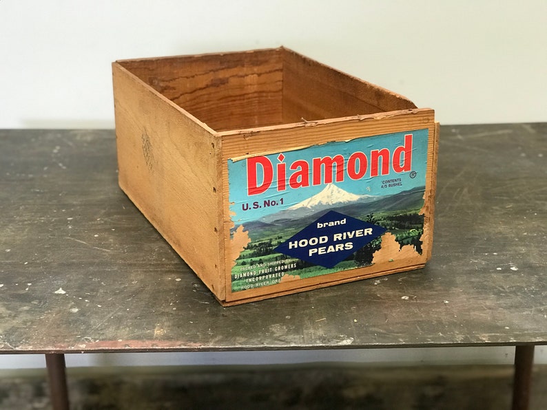 Wood Crates Vintage PEAR boxes WHOLESALE PRICING Hundreds Available image 5