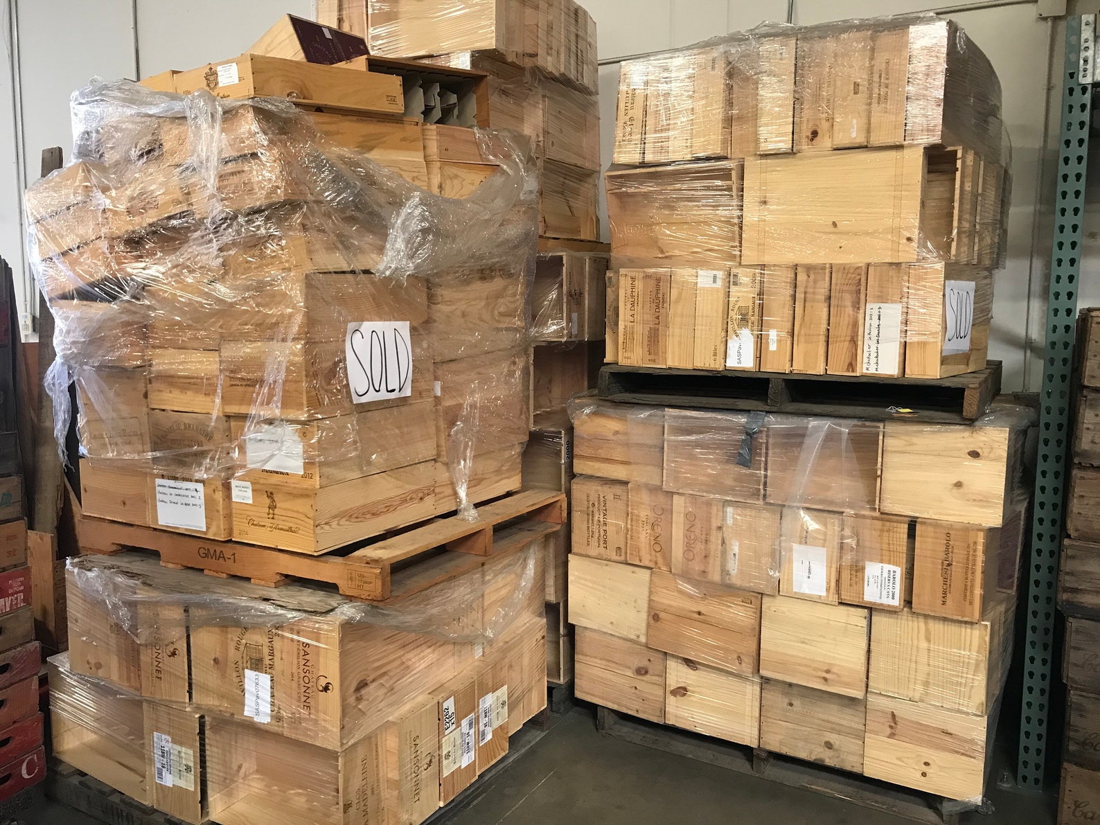 Wine Crate Side Table Reclaimed Barn Wood Accent Table Etsy