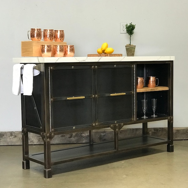 Service Station | La Cornue | Custom Made Modern Industrial furniture