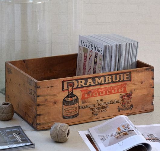 Old Rarity, Storage & Organization, Old Rarity Scotch Whiskey Wood Crate  Box