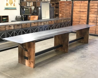 Steel Plate Conference Table Desk