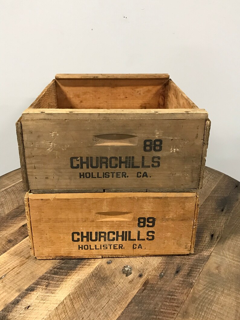 Wood Crates WHOLESALE Vintage Cherry Field Crates Thousands Etsy
