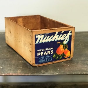 Wood Crates Vintage PEAR boxes WHOLESALE PRICING Hundreds Available image 4