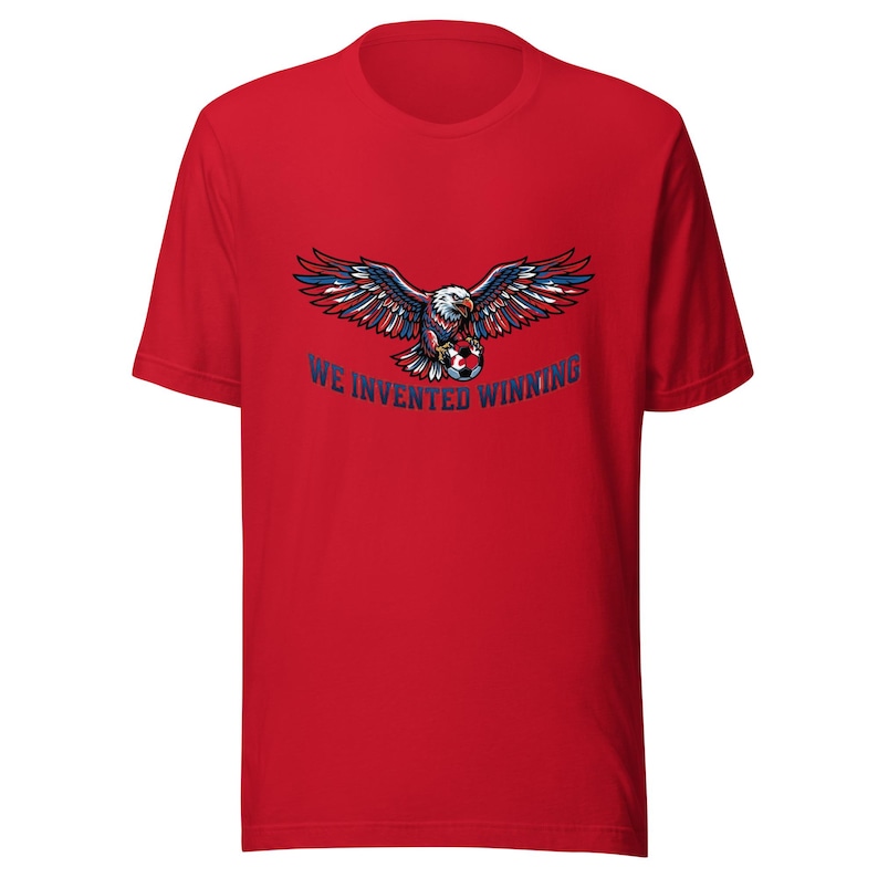 We Invented Winning USA World Cup 2026 T-Shirt | Funny USMNT Tee | America Soccer Shirt | Eagle Soccer Gift | World Cup Fan Shirt