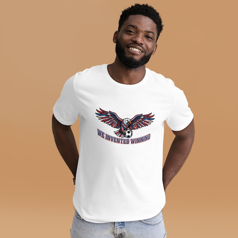 We Invented Winning USA World Cup 2026 T-Shirt | Funny USMNT Tee | America Soccer Shirt | Eagle Soccer Gift | World Cup Fan Shirt
