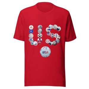 US Soccer Balls T-Shirt | USA World Cup 2026 Shirt | Funny USMNT Tee | America Soccer Gift | Soccer Fan Shirt