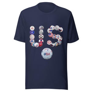 US Soccer Balls T-Shirt | USA World Cup 2026 Shirt | Funny USMNT Tee | America Soccer Gift | Soccer Fan Shirt