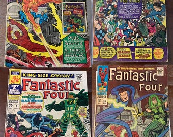 Fantastyczna Czwórka Komiksy z lat 60.: Wydania specjalne w rozmiarze King-Size i numer 65
