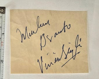 Tramwaj zwany pożądaniem Wersja z autografami: Vivien Leigh, Marlon Brando '51