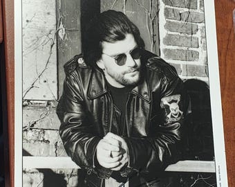 STEVE EARLE Podpisany błyszczący WB promocyjny obrazek z 1996 r.