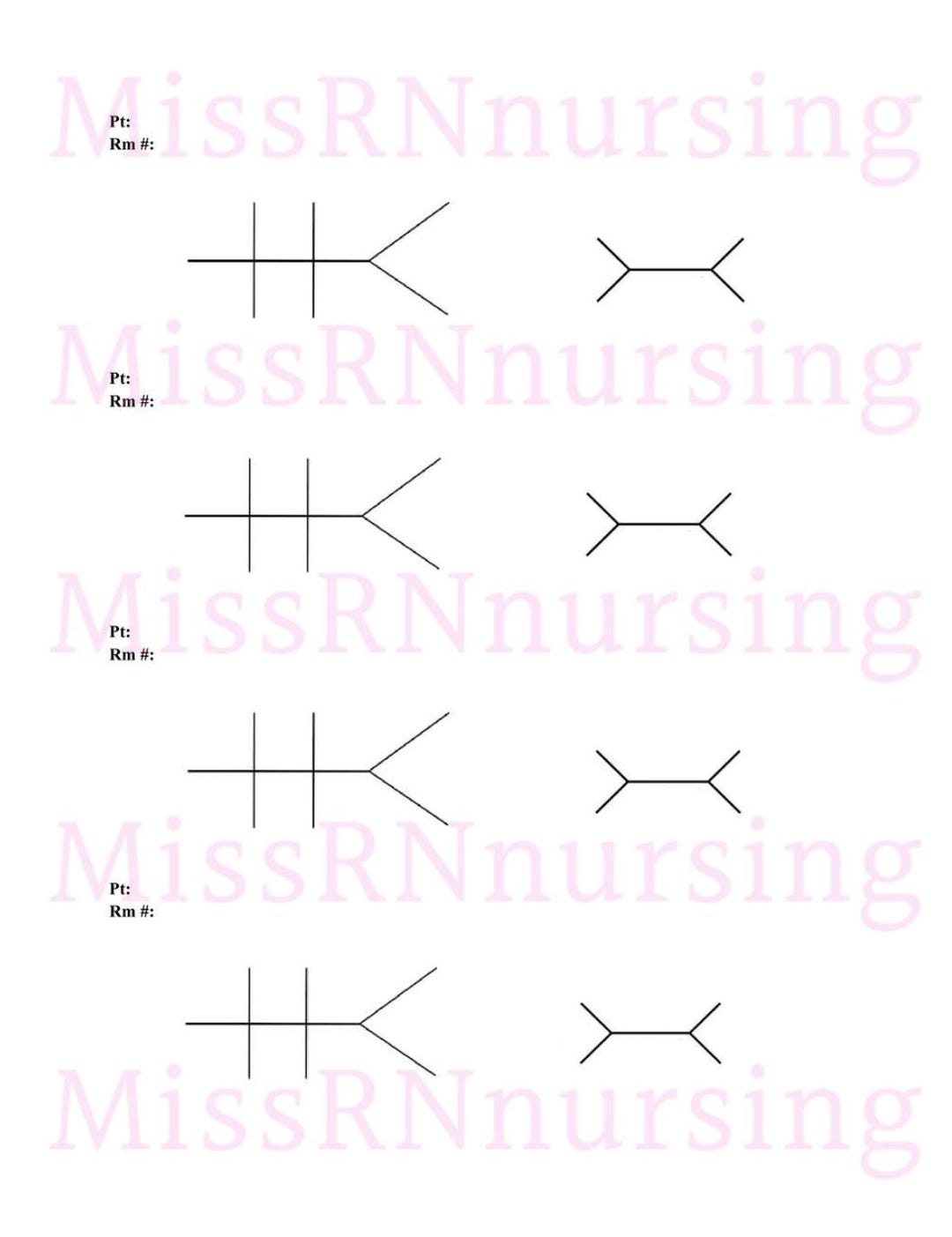 Simple Labs Sheet | 4 Patients | BMP & CBC Fishbone - Etsy