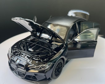 Custom 1:24 BMW M3 Diecast Model – Personalized License Plate Miniature Car