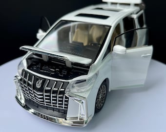 Kundenspezifisches 1:24 TOYOTA Alphard Diecast Modell - Personalisiertes Nummernschild Miniaturauto