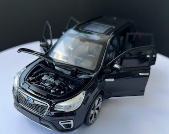 Custom 1:30 Subaru Forester Diecast Model – Personalized License Plate Miniature Car