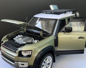 Custom 1:18 Land Rover Defender 110 Diecast Model – Personalized License Plate Miniature Car