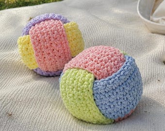 Crochet Hacky Sack, Handmade Footbag, Dirtbag Hacky Sack, Colorful Hacky Sacks, Outdoor Toy, Gift for Him, Footbag Hacky Sack