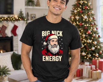 Funny Santa Shirt, Funny Christmas T-Shirt, Santa Claus Tee, Adult Christmas Humor Shirt, Holiday Party Gift for Him